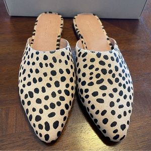 NWT Madewell Remi Mule in Dotted Calf Hair